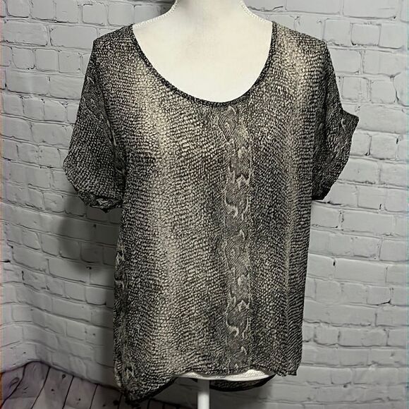 Luca Couture - snakeskin blouse - L - Picture 1 of 5